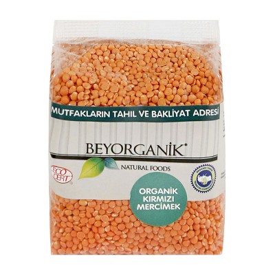 Beyorganik - Organik Kırmızı Mercimek 1kg