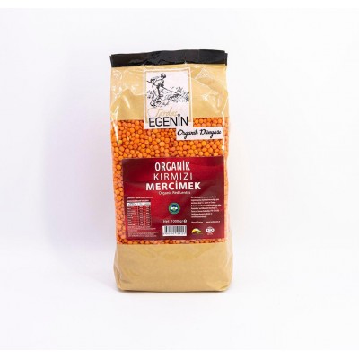 Tardaş - Organik Kırmızı Mercimek 1 kg